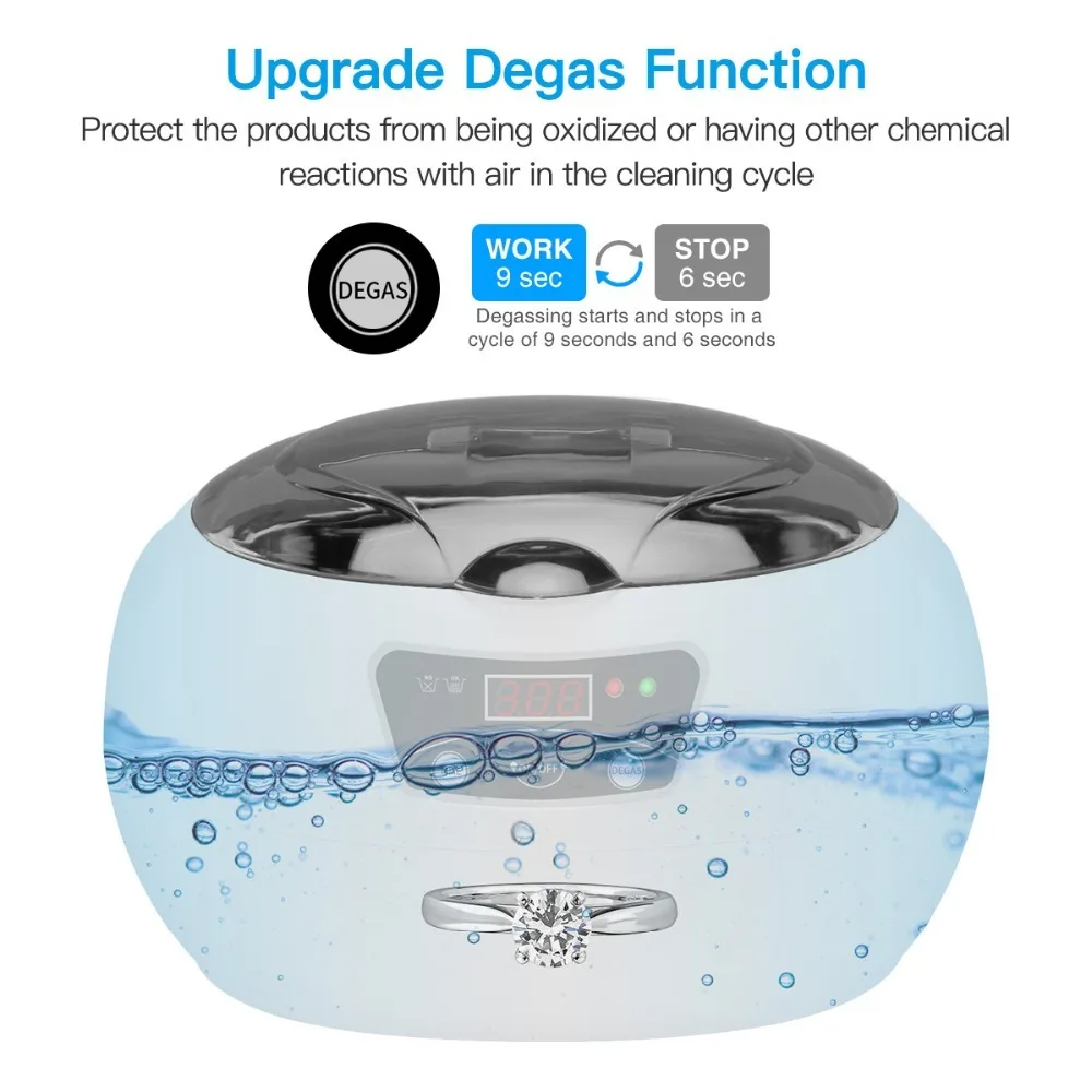 Ultrasonic Cleaner Machine With 5 Period Timing Control And LED Digital Display 16 Ultrasonic Cleaner Machine With 5 Period Timing Control And LED Digital Display 16