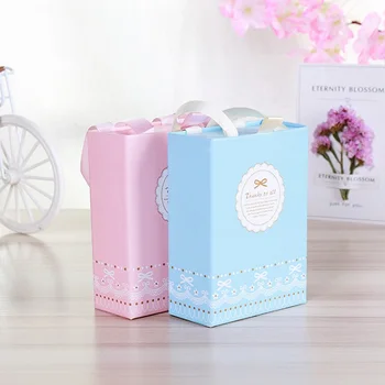 Paper Gift Box with Ribbon Handle Drawer Candy Boxes Wedding Baby Shower Birthday Party Supplies WB403
Paper Gift Box with Ribbon Handle Drawer Candy Boxes Wedding Baby Shower Birthday Party Supplies WB403