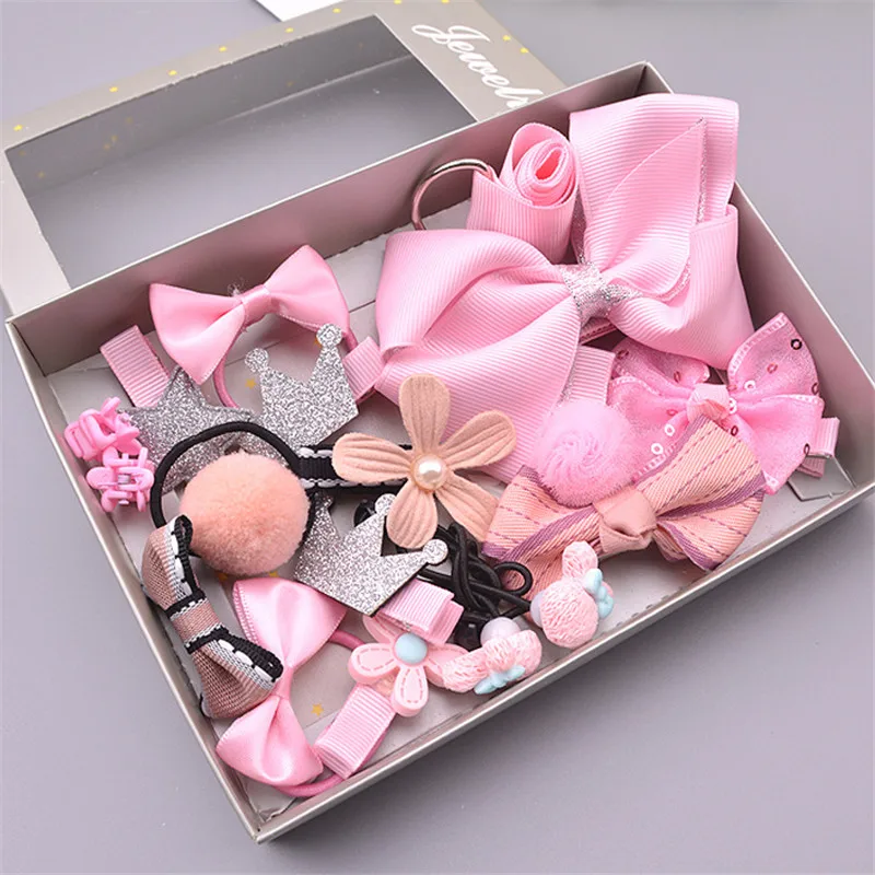 17 PCS Baby Headdress Set Girl Headband Baby Supplies Bow Knot Hairpin Hair Accessories Hair Rope Headwear Hair Clip Crown
17 PCS Baby Headdress Set Girl Headband Baby Supplies Bow Knot Hairpin Hair Accessories Hair Rope Headwear Hair Clip Crown