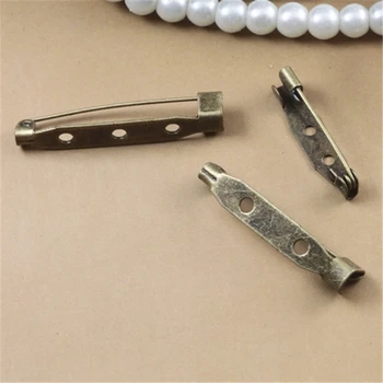 100Pcs 35MM Length 3 Holes Antique Bronze Plated Vintage Metal Pin Brooch Diy Jewelry Findings
100Pcs 35MM Length 3 Holes Antique Bronze Plated Vintage Metal Pin Brooch Diy Jewelry Findings