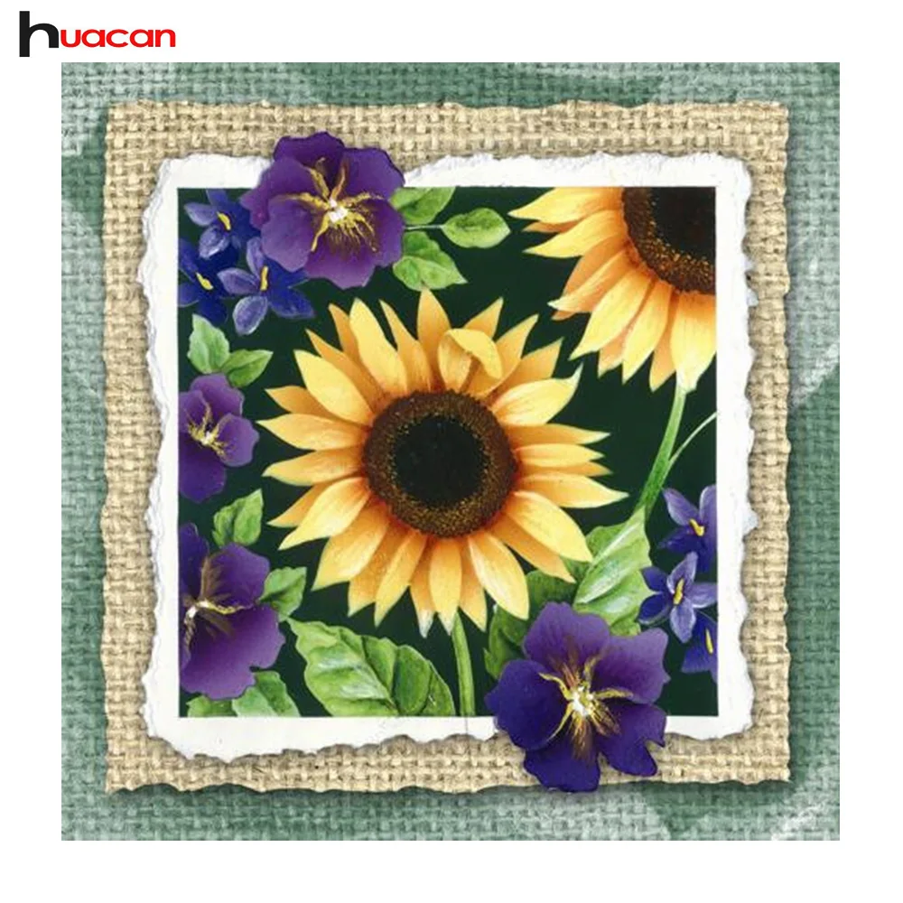 HUACAN Diamond Embroidery Sunflower 5D Diy Diamond Painting Cross Stitch Flower Full Round Rhinestone Handwork Crafts Home Decor
HUACAN Diamond Embroidery Sunflower 5D Diy Diamond Painting Cross Stitch Flower Full Round Rhinestone Handwork Crafts Home Decor