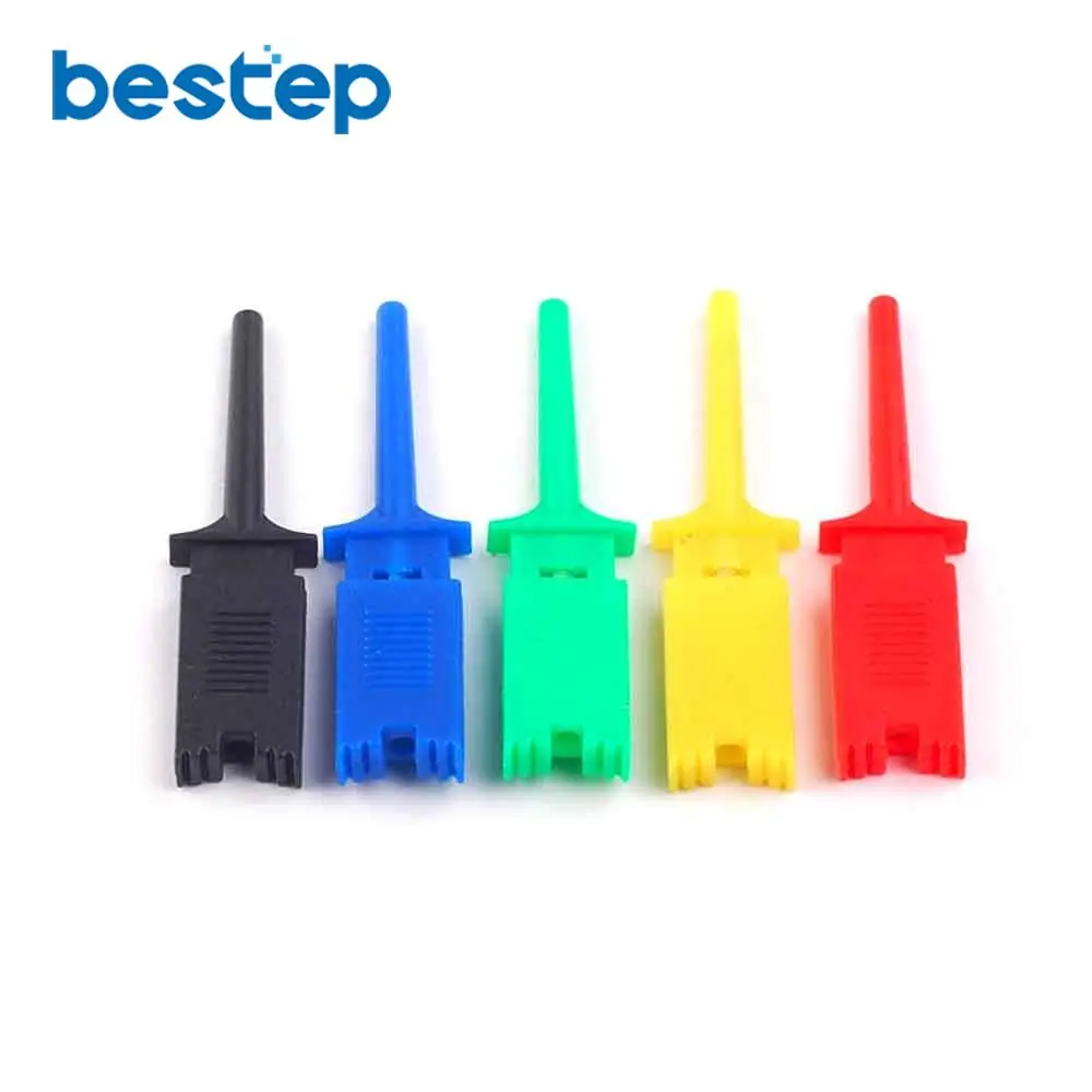 25pcs Test Hooks Clips for Logic Analyzers Logic Test Clip 5 Colors: Red Black Yellow Green Blue
25pcs Test Hooks Clips for Logic Analyzers Logic Test Clip 5 Colors: Red Black Yellow Green Blue