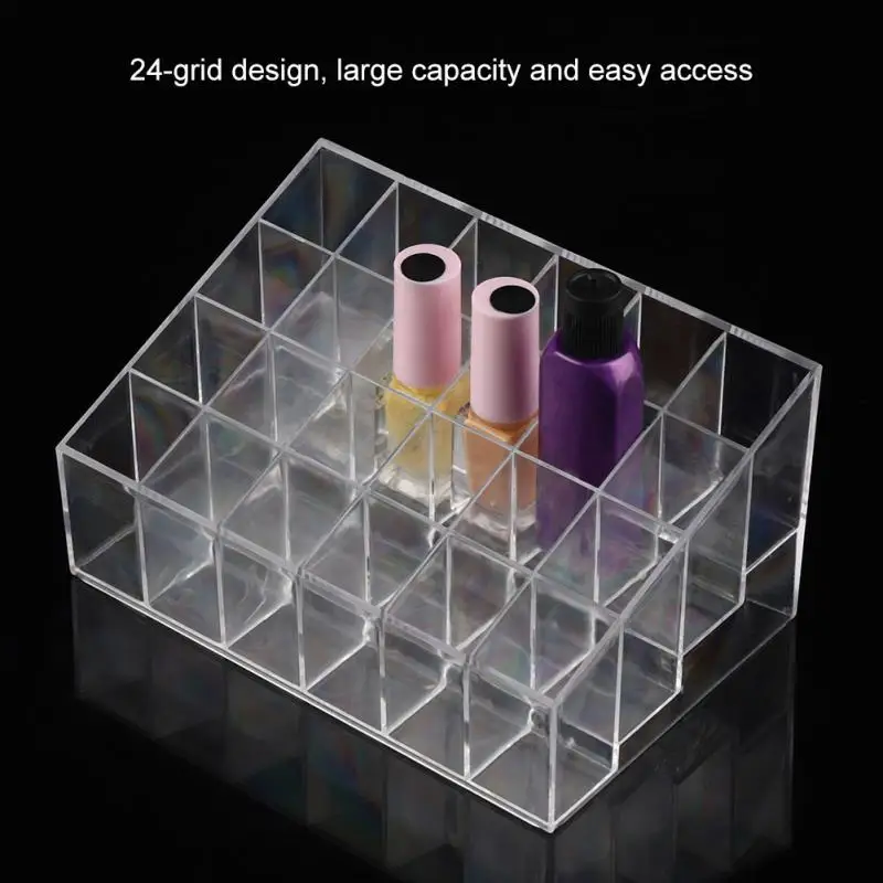 High Quality 24grid transparent lipstick clear acrylic Makeup Storage Case Desktop Storage Box Jewelry Box Cosmetic Boxes
High Quality 24grid transparent lipstick clear acrylic Makeup Storage Case Desktop Storage Box Jewelry Box Cosmetic Boxes