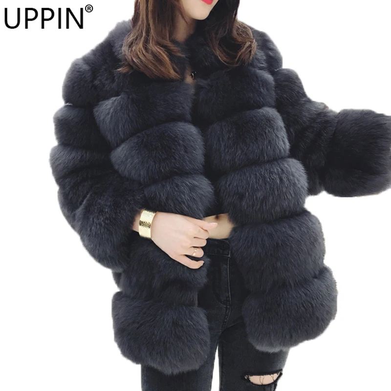 UPPIN New Stand Collar Faux Fur Coat Winter Women Popular Fashion Warm Jacket Long Sleeve Overcoat Female Fake Fur Jacket Coats
UPPIN New Stand Collar Faux Fur Coat Winter Women Popular Fashion Warm Jacket Long Sleeve Overcoat Female Fake Fur Jacket Coats