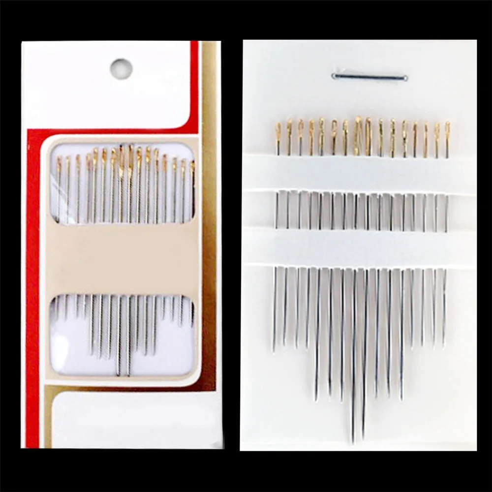 16pcs Stainless Steel Large Sewing Gold Eye Needle Embroidery Tapestry Hand DIY Sewing Accessories 3.5-5.5cm or so
16pcs Stainless Steel Large Sewing Gold Eye Needle Embroidery Tapestry Hand DIY Sewing Accessories 3.5-5.5cm or so