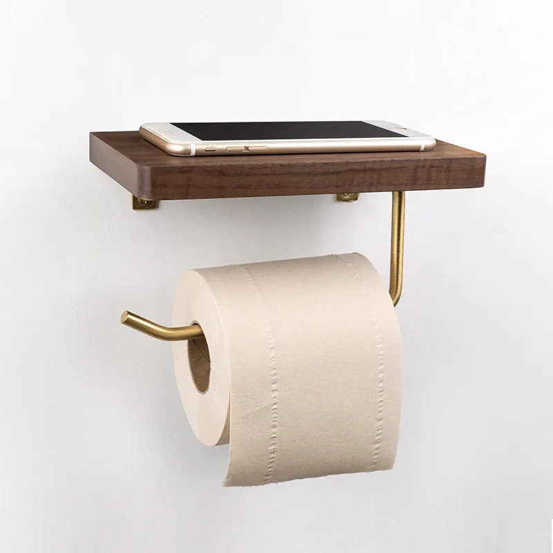 Wooden Toilet Paper Holder Bathroom Wooden Wall Hanging Towel Rack Household Simple Fashion Wood Products
Wooden Toilet Paper Holder Bathroom Wooden Wall Hanging Towel Rack Household Simple Fashion Wood Products