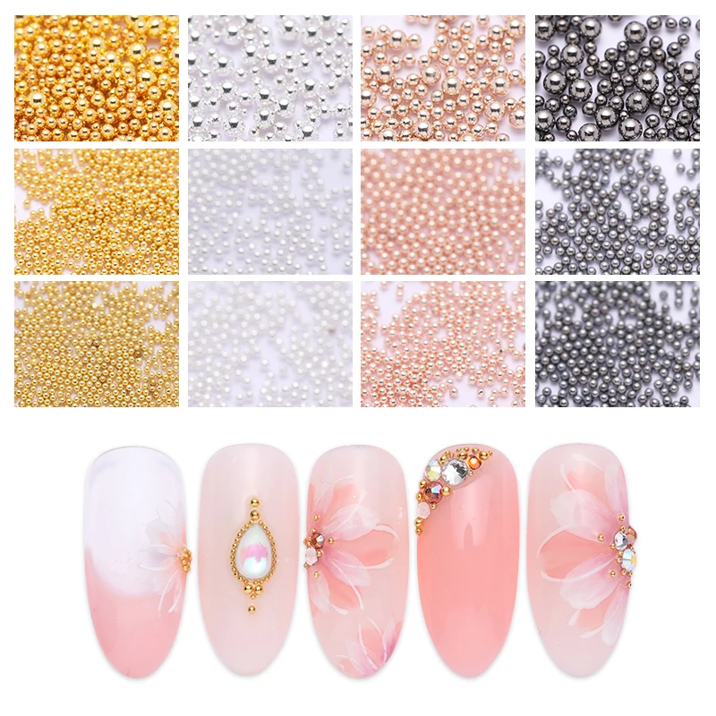 1 Box Stainless Steel Nail Beads Mini Size Rose Gold Silver 3D Nail Art Rhinestone Nail Art Decorations Accessories
1 Box Stainless Steel Nail Beads Mini Size Rose Gold Silver 3D Nail Art Rhinestone Nail Art Decorations Accessories