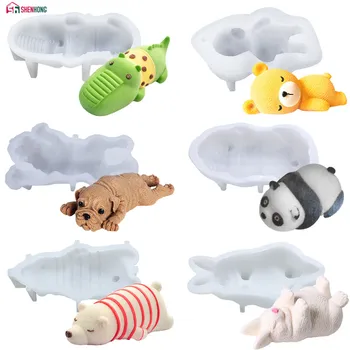 SHENHONG Animal Cake Fondant Decorating Mold 3D Silicone Molds For Baking Tools Cakes Chocolate Brownie Mousse Make Dessert
SHENHONG Animal Cake Fondant Decorating Mold 3D Silicone Molds For Baking Tools Cakes Chocolate Brownie Mousse Make Dessert