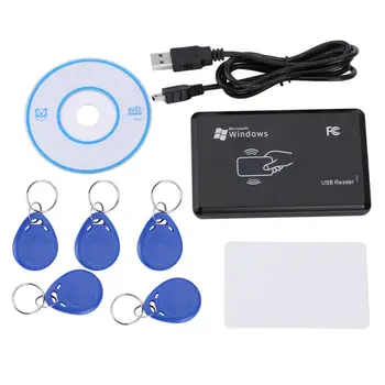 125Khz RFID EM4305 Card Reader/Writer Copier/Writer Programmer Burner USB AF + 5Pcs Rewritable RFID Cards
125Khz RFID EM4305 Card Reader/Writer Copier/Writer Programmer Burner USB AF + 5Pcs Rewritable RFID Cards