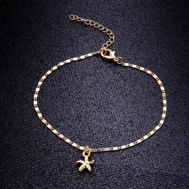 

Yobest boho starfish Women Anklet Foot chain Jewelry Ankle bracelet Femme cheville bijoux pulseras tobilleras mujer Enkelbandje