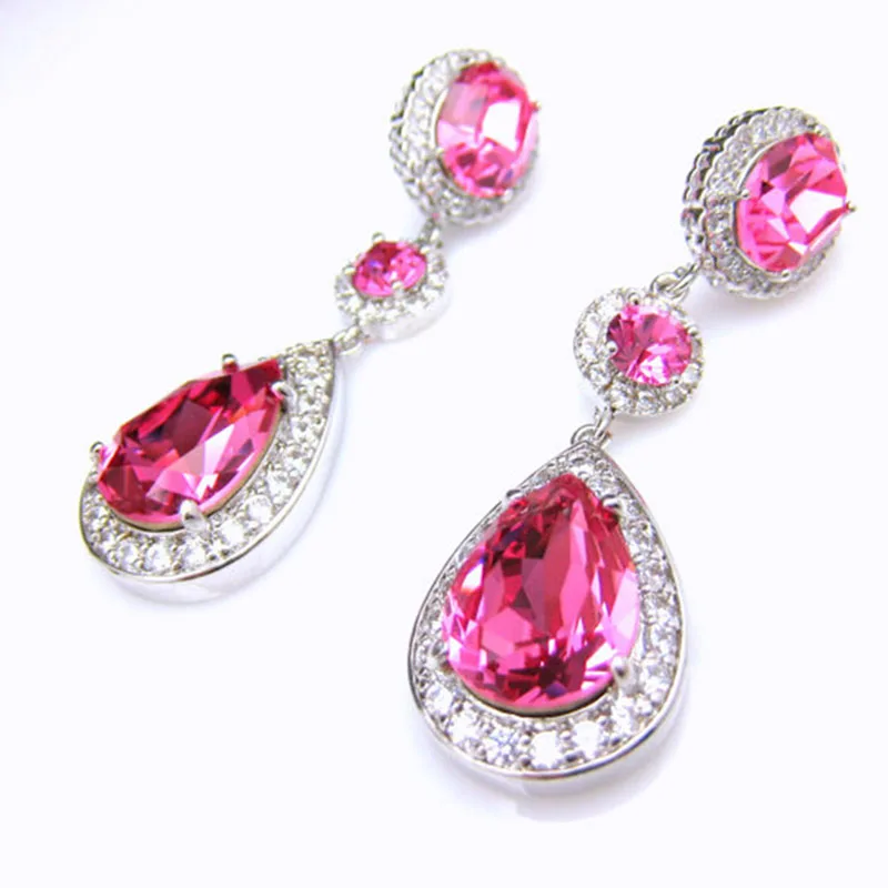 New Trendy Red CZ Stone Water Drop Earrings Charm Silver Color Crystal Cut Zircon Dangle Earring Oorbellen Pendientes L5Q179
New Trendy Red CZ Stone Water Drop Earrings Charm Silver Color Crystal Cut Zircon Dangle Earring Oorbellen Pendientes L5Q179