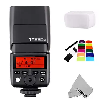 Godox TT350S 2.4G HSS 1/8000s TTL GN36 Wireless Speedlite Flash light for Sony A77II A7RII A7R A58 A99
Godox TT350S 2.4G HSS 1/8000s TTL GN36 Wireless Speedlite Flash light for Sony A77II A7RII A7R A58 A99