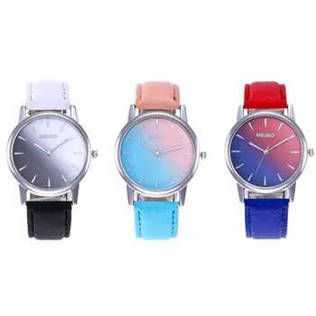 Fashion Women Watch Graduated Color Leather Strap Round Dial Quartz Watch Casual Business Wristwatch Bracelet
Fashion Women Watch Graduated Color Leather Strap Round Dial Quartz Watch Casual Business Wristwatch Bracelet