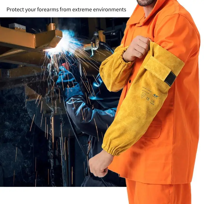 Heat Resistant Welding Sleeves Heavyweight 19" Elastic Cuff Welding Apparel Safety Work Spark Arm Protective Sleeves
Heat Resistant Welding Sleeves Heavyweight 19" Elastic Cuff Welding Apparel Safety Work Spark Arm Protective Sleeves