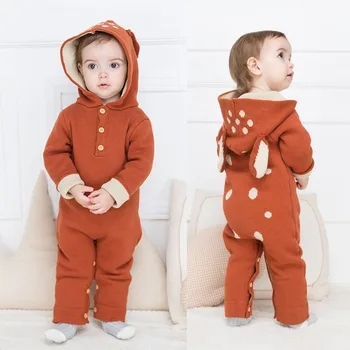New knitted baby boys girls clothes set long-sleeve reindeer newborn baby romper jumpsuit roupas de bebe
New knitted baby boys girls clothes set long-sleeve reindeer newborn baby romper jumpsuit roupas de bebe