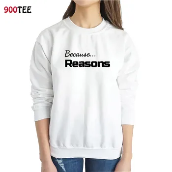 Because Reasons Printed Sweatshirt Women Long Sleeves Loose Hoodies for Women Pullover White Sweatshirts Knitted Autumn Clothes
Because Reasons Printed Sweatshirt Women Long Sleeves Loose Hoodies for Women Pullover White Sweatshirts Knitted Autumn Clothes