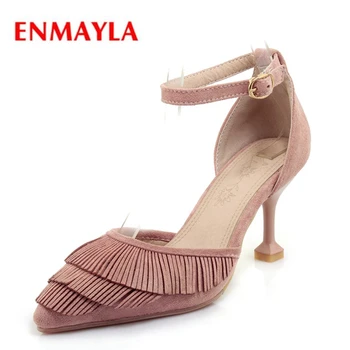 ENMAYLA New arrival women pointed toe shallow buckle strap pumps lady elegant flock high heel pumps ZYL455
ENMAYLA New arrival women pointed toe shallow buckle strap pumps lady elegant flock high heel pumps ZYL455
