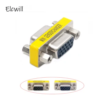 Hot D-Sub DB15 VGA Connector Adapter 15Pin Joint Serial Port Female To Female Gender Changer Converter
Hot D-Sub DB15 VGA Connector Adapter 15Pin Joint Serial Port Female To Female Gender Changer Converter