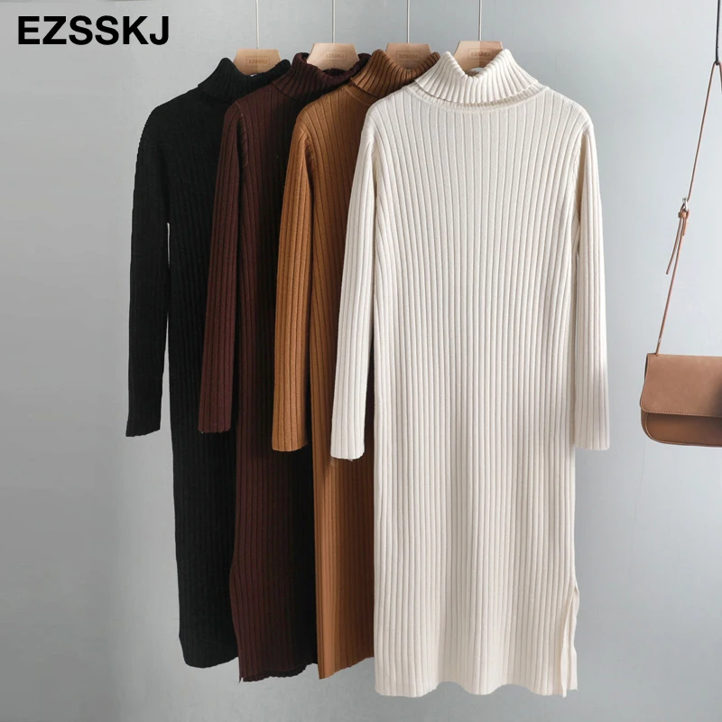 2019 oversize autumn winter maxi sweater dress women long sleeve female basic long straight turtleneck loose sweater dress chic
2019 oversize autumn winter maxi sweater dress women long sleeve female basic long straight turtleneck loose sweater dress chic