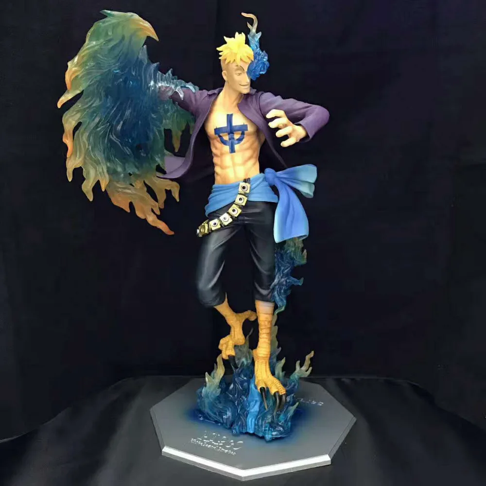 

Anime 28CM One Piece P.O.P POP DX MAS Marco The Phoenix Battle Ver. Boxed PVC Figure Collection Model Toy