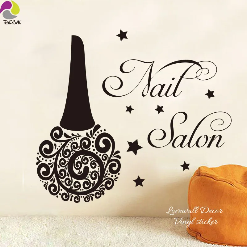 Nail Manicure Salon Bottle Wall Sticker Beauty Polish Varnish Spa Cosmetic Wall Window Glass Decal For Shop Home Decor Vinyl
Nail Manicure Salon Bottle Wall Sticker Beauty Polish Varnish Spa Cosmetic Wall Window Glass Decal For Shop Home Decor Vinyl