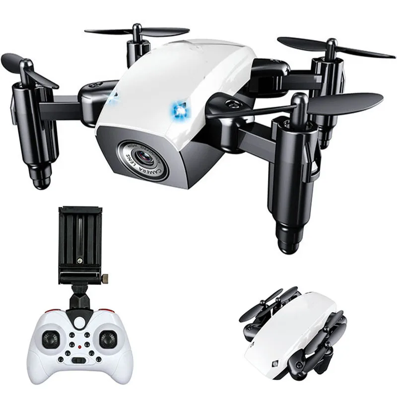Mini Drone With HD 0.3mp Camera wifi Foldable RC Helicopter aerial drones Wifi FPV Pocket Dron RC Quadcopter toys for gift
Mini Drone With HD 0.3mp Camera wifi Foldable RC Helicopter aerial drones Wifi FPV Pocket Dron RC Quadcopter toys for gift