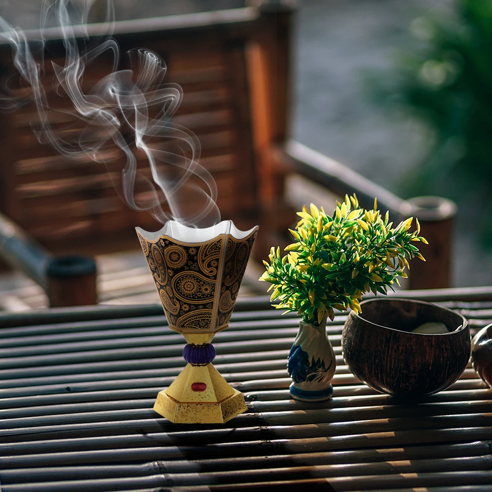 1PCs Alloy Electric Incense Burner Hexagonal Sun Moon Pattern Islamic Style With Socket For Home Office Teahouse Use Home Decor
1PCs Alloy Electric Incense Burner Hexagonal Sun Moon Pattern Islamic Style With Socket For Home Office Teahouse Use Home Decor