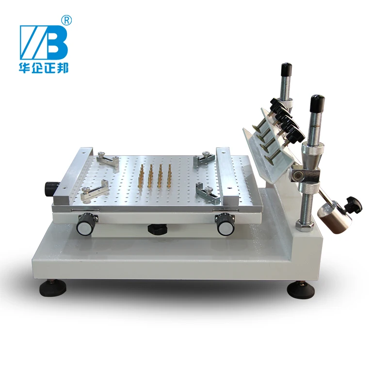 PCB solder paste screen printer machine Manual high precision screen printing machine
PCB solder paste screen printer machine Manual high precision screen printing machine