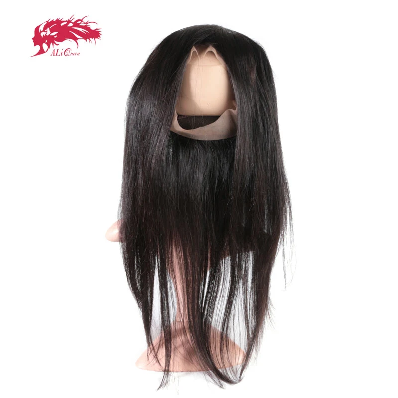 Ali Queen Hair Pre Plucked 360 Lace Frontal Closure With Baby Hair 100% Brazilian Virgin Human Hair Straight Natural Color
Ali Queen Hair Pre Plucked 360 Lace Frontal Closure With Baby Hair 100% Brazilian Virgin Human Hair Straight Natural Color