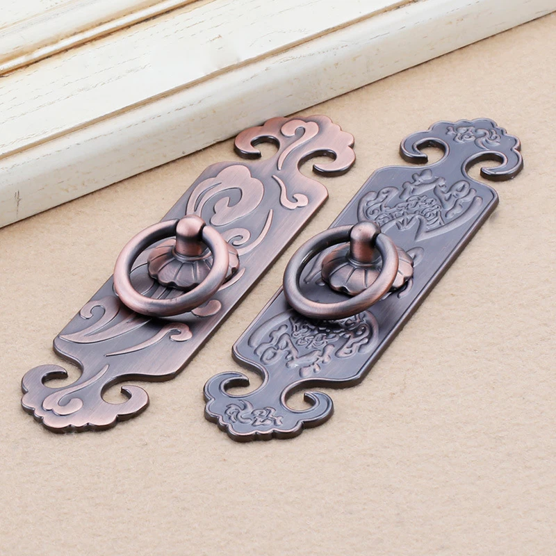 Classical Retro Red Cabinet Wardrobe Handle Chinese Antique Bedroom Door Handle Decorative Furniture Knobs For Interior Doors
Classical Retro Red Cabinet Wardrobe Handle Chinese Antique Bedroom Door Handle Decorative Furniture Knobs For Interior Doors