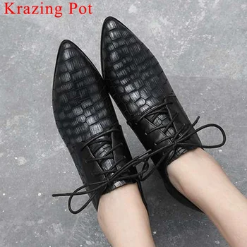 2019 new design luxury natural leather high heels lace up oxford pointed toe pumps handmade British style dress dating shoes L56
2019 new design luxury natural leather high heels lace up oxford pointed toe pumps handmade British style dress dating shoes L56