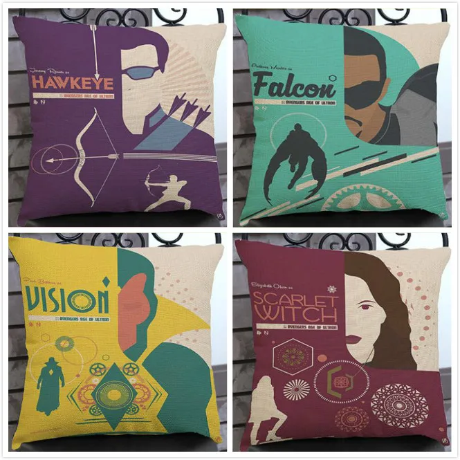 New film Avengers film Hero American printed linen cushion cover Cushion sofa bed car home Dec wholesale FG123
New film Avengers film Hero American printed linen cushion cover Cushion sofa bed car home Dec wholesale FG123
