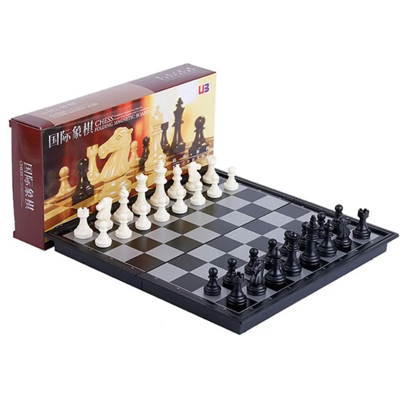 Magnetic International Chess Set With Folding Chess Board And 32 Chess Pieces Educational Toys For Kids And Adults 3 Sizes
Magnetic International Chess Set With Folding Chess Board And 32 Chess Pieces Educational Toys For Kids And Adults 3 Sizes