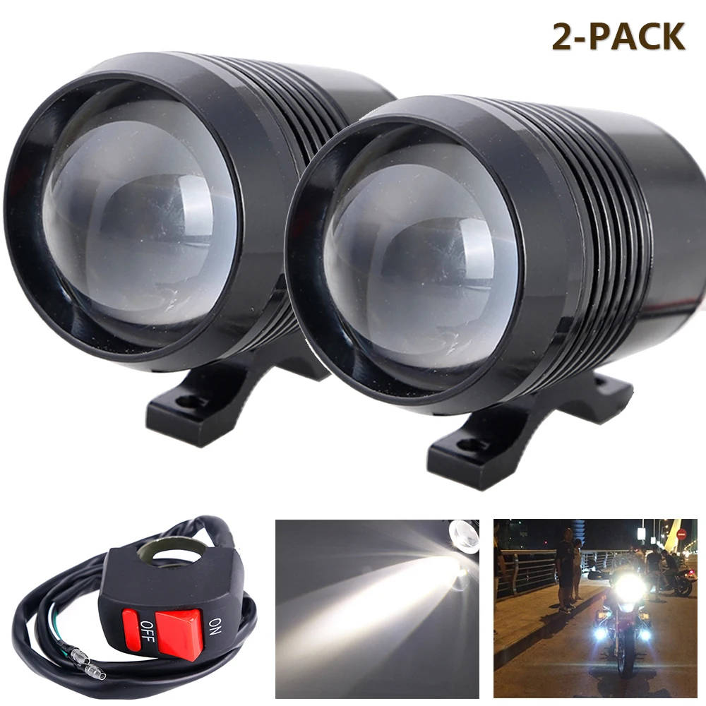 2PCS Motorcycle Headlight U2 1200LM 30W High Low Flash LED Driving Running Light
2PCS Motorcycle Headlight U2 1200LM 30W High Low Flash LED Driving Running Light