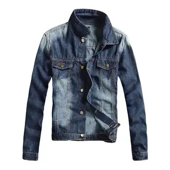 Fashion 2019 Europe and America Mens Distressed cowboy jackets casual vintage denim coats slim mens jackets denim male outerwear 
Fashion 2019 Europe and America Mens Distressed cowboy jackets casual vintage denim coats slim mens jackets denim male outerwear