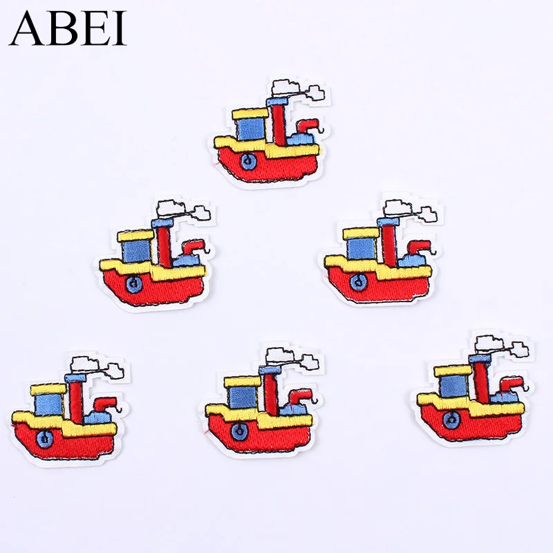 10pcs/lot Cartoon Boat Patches Embroidery Iron On Cute Ship Sticker for Kids Garments Sew On vessel Motif Badge Jeans appliques
10pcs/lot Cartoon Boat Patches Embroidery Iron On Cute Ship Sticker for Kids Garments Sew On vessel Motif Badge Jeans appliques