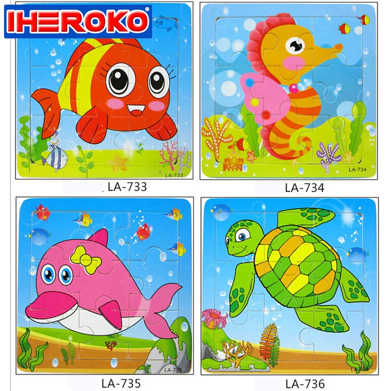4pcs Cartoon Wood Puzzles For Children 3D Educational Wooden Jigsaw Puzzles Toys Kids Baby Games Toy Learning Education DIY Toy
4pcs Cartoon Wood Puzzles For Children 3D Educational Wooden Jigsaw Puzzles Toys Kids Baby Games Toy Learning Education DIY Toy