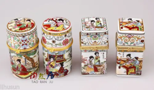 Wholesale 4pcs Chinese Class Beauties Porcelain Jewelry/Toothpick Holder Gift Box
Wholesale 4pcs Chinese Class Beauties Porcelain Jewelry/Toothpick Holder Gift Box