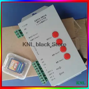 2048 Pixels T1000 SD Card Programmable Full Color LED RGB Controller For WS2801 LPD8806 WS2811 LPD6803 LED Strip Lights DC12-24V
2048 Pixels T1000 SD Card Programmable Full Color LED RGB Controller For WS2801 LPD8806 WS2811 LPD6803 LED Strip Lights DC12-24V