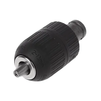 2-13mm Self Locking Keyless Drill Chuck Clip 1/2'' Self Tightening Adapter Tools 
2-13mm Self Locking Keyless Drill Chuck Clip 1/2'' Self Tightening Adapter Tools