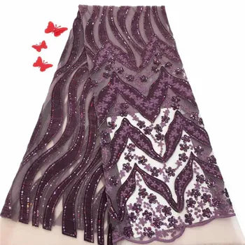 HFX African Sequin Lace Fabrics High Quality Wedding Tulle Lace Latest Embroidered French Sequin Nigeria Lace Fabric X1264-1
HFX African Sequin Lace Fabrics High Quality Wedding Tulle Lace Latest Embroidered French Sequin Nigeria Lace Fabric X1264-1