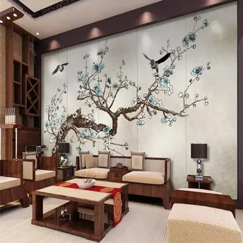 Plum flower and bird TV background wall professional production mural factory wholesale wallpaper mural poster photo wall
Plum flower and bird TV background wall professional production mural factory wholesale wallpaper mural poster photo wall