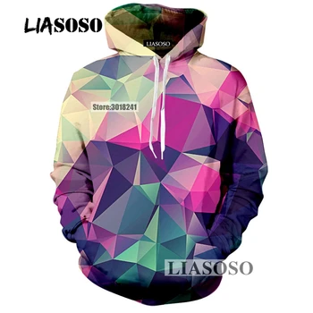 LIASOSO Men Hip Hop Sportswear Tracksuit Men Casual Brand Pullover Hoodies Sweatshirt Colorful Polygonal Pattern 3D Hoody T1173
LIASOSO Men Hip Hop Sportswear Tracksuit Men Casual Brand Pullover Hoodies Sweatshirt Colorful Polygonal Pattern 3D Hoody T1173