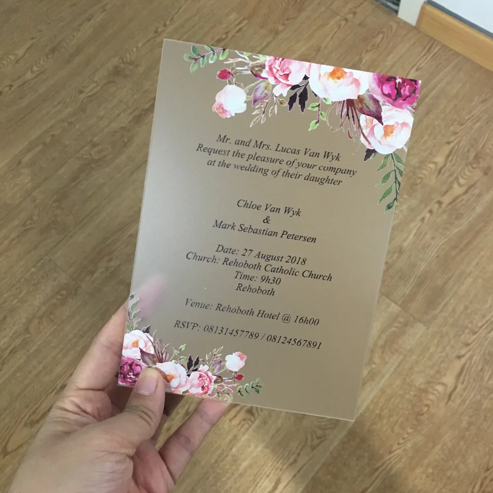 2018 hot sale Customized 10pcs flower printing flower froasted acrylic card various designs model
2018 hot sale Customized 10pcs flower printing flower froasted acrylic card various designs model