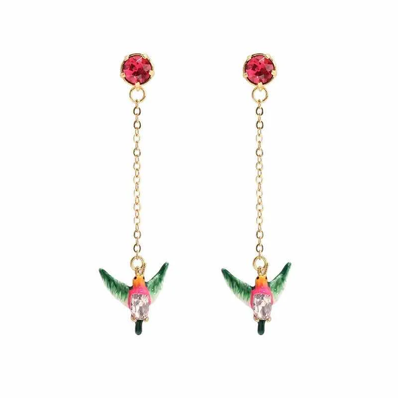 2019 Amybaby Handmade Enamel Glaze Rainforest Jungle Colorful Bird Womens Drop Earrings Jewelry For Party
2019 Amybaby Handmade Enamel Glaze Rainforest Jungle Colorful Bird Womens Drop Earrings Jewelry For Party