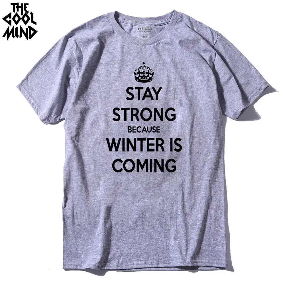 COOLMIND GA0122A 100% cotton game of thrones winter is coming printed men T shirt Short sleeve casual stark men's t-shirt tops
COOLMIND GA0122A 100% cotton game of thrones winter is coming printed men T shirt Short sleeve casual stark men's t-shirt tops