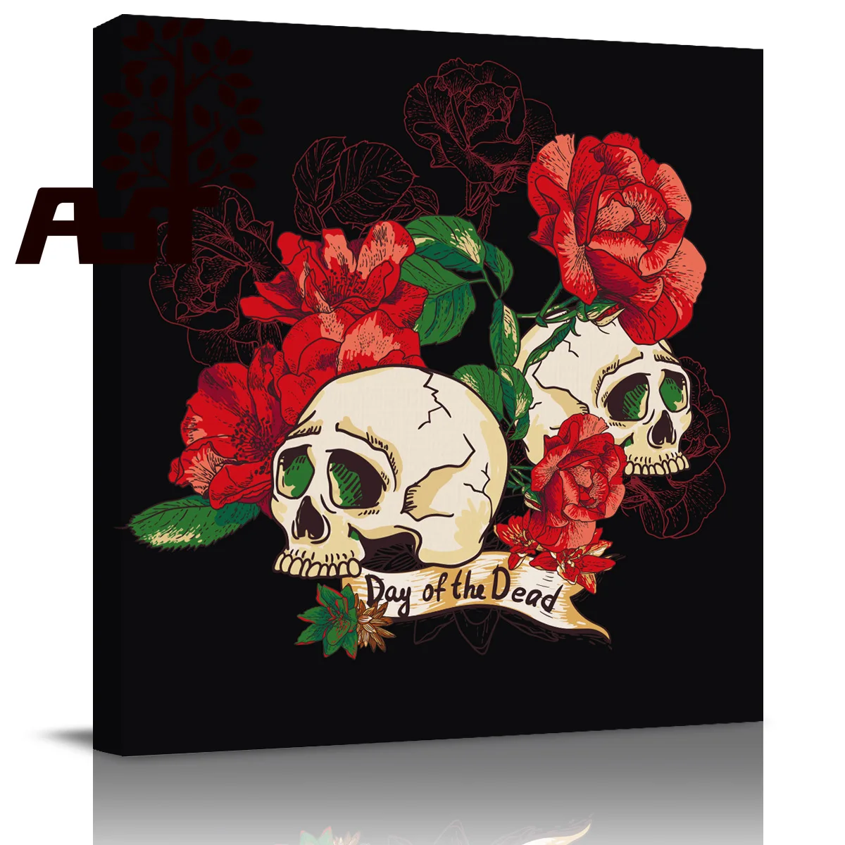 ArtStore Red Rose Mexico Skull Oil Painting Birthday Party Oil Painting Rectangle Frameless Framed Wall Art Posters Artwork Fr
ArtStore Red Rose Mexico Skull Oil Painting Birthday Party Oil Painting Rectangle Frameless Framed Wall Art Posters Artwork Fr