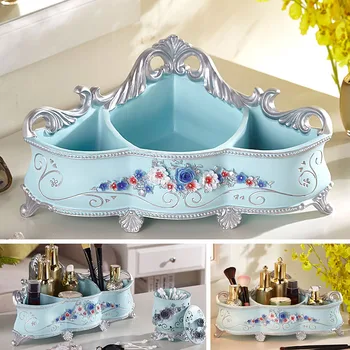 Cosmetics storage box creative large European style washbasin resin storage box desktop sorting box cosmetic box
Cosmetics storage box creative large European style washbasin resin storage box desktop sorting box cosmetic box