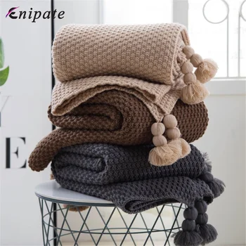 Enipate Nordic Acrylic Tassel Blanket Knitted Sofa Bed Throw Blanket Handmade Quilt Travel Plane Bedspread 4 Colors 130*170cm
Enipate Nordic Acrylic Tassel Blanket Knitted Sofa Bed Throw Blanket Handmade Quilt Travel Plane Bedspread 4 Colors 130*170cm