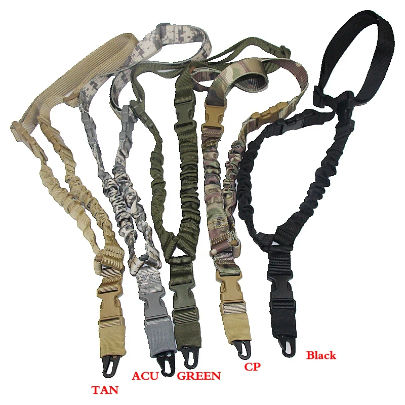 High Quality USA Tactical Single Point Gun Sling Airsoft Multicam Nylon Adjustable Bungee Rifle Sling Strap for Outdoor Hunting
High Quality USA Tactical Single Point Gun Sling Airsoft Multicam Nylon Adjustable Bungee Rifle Sling Strap for Outdoor Hunting